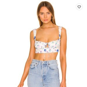 For Love & Lemons Farah crop top